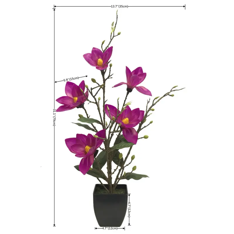 Premium Rubber Fabric Bonsai: High-Quality Simulation