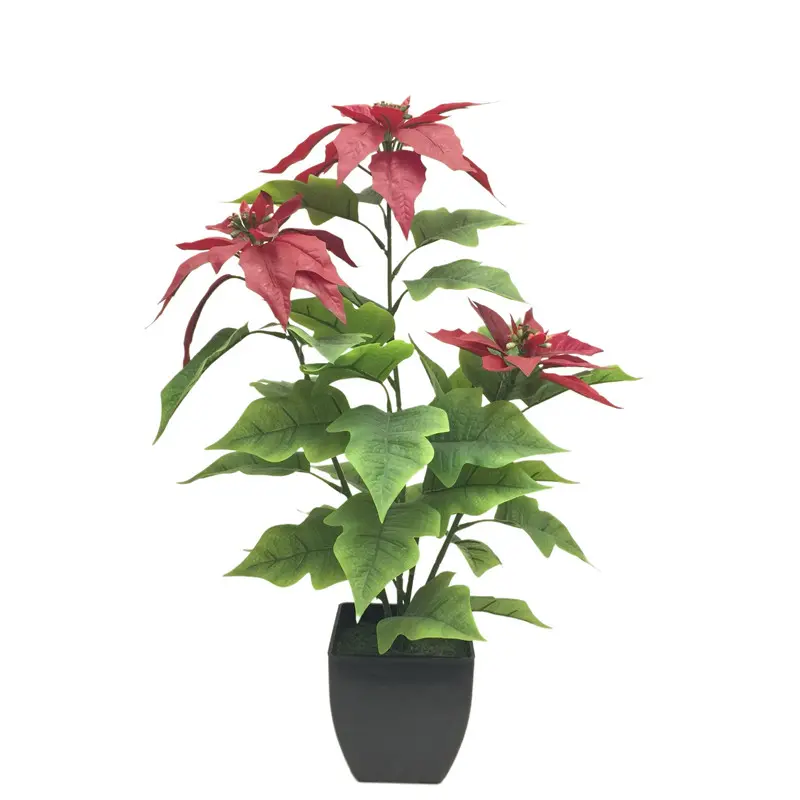 Wholesale Waterproof Simulation Christmas Flower Supplier