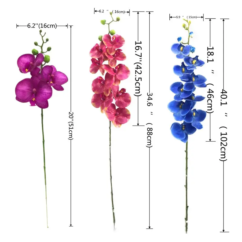 Factory Supplier of High-Quality Phalaenopsis Artificial Flower