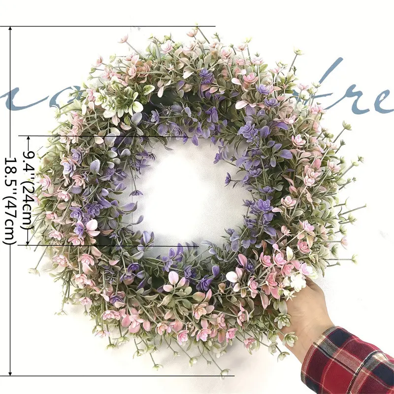 Timeless Beauty: Simulation Flower Wreath for Lasting Elegance