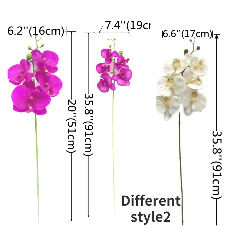 Factory Supplier of High-Quality Phalaenopsis Artificial Flower