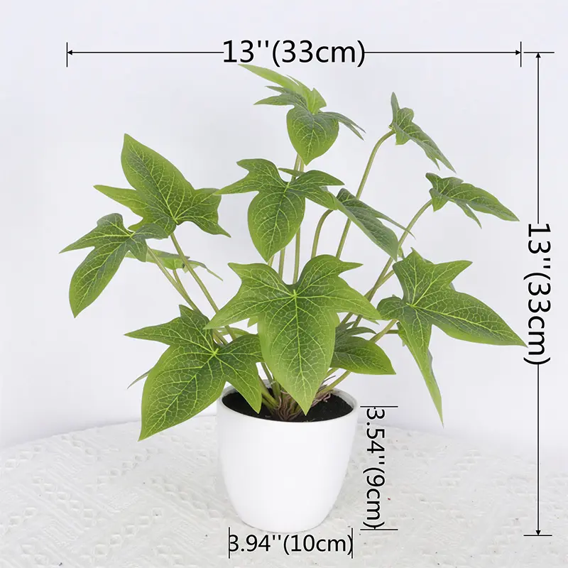 Natural Simulation Sweet Potato Leaves Manufacturer