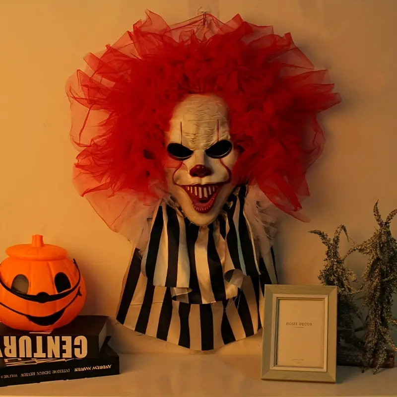 Bright Colors Scary Clown Mask for Halloween - OEM Available