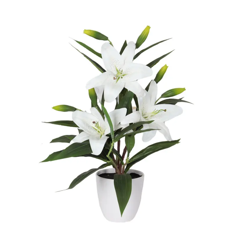 High Quality Simulation Flower Tiger Orchid Bonsai Original Head Factory