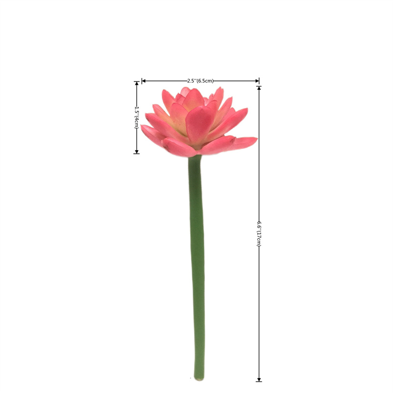 Natural Simulation Snow Lotus: PVC Quality