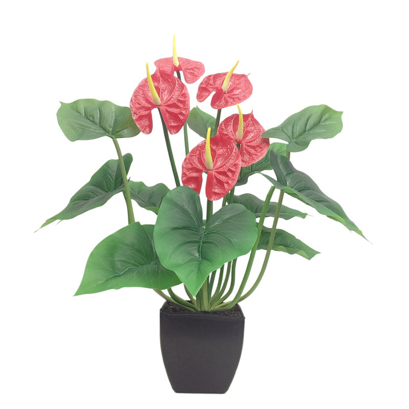Factory-Made Anthurium Bonsai: High Simulation, Waterproof, ODM Available