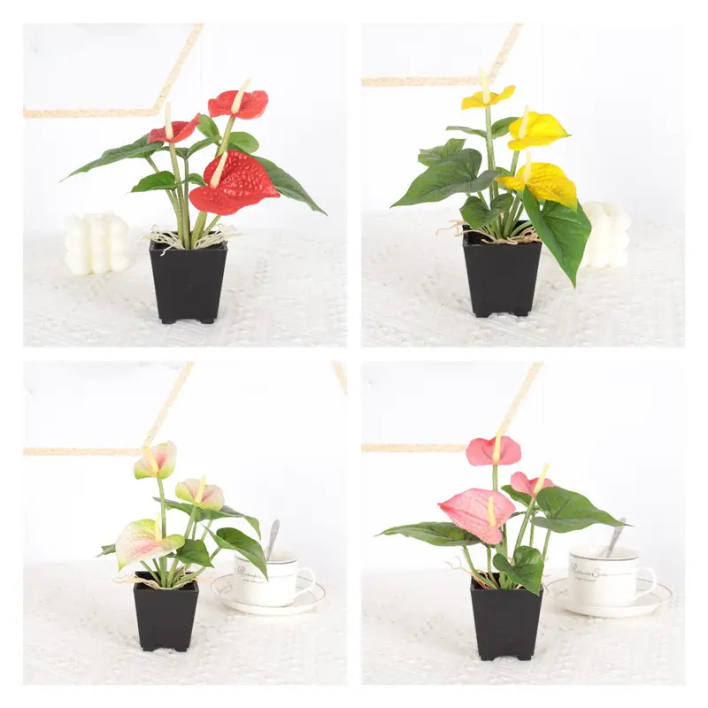 Simulated anthurium bonsai02xu3