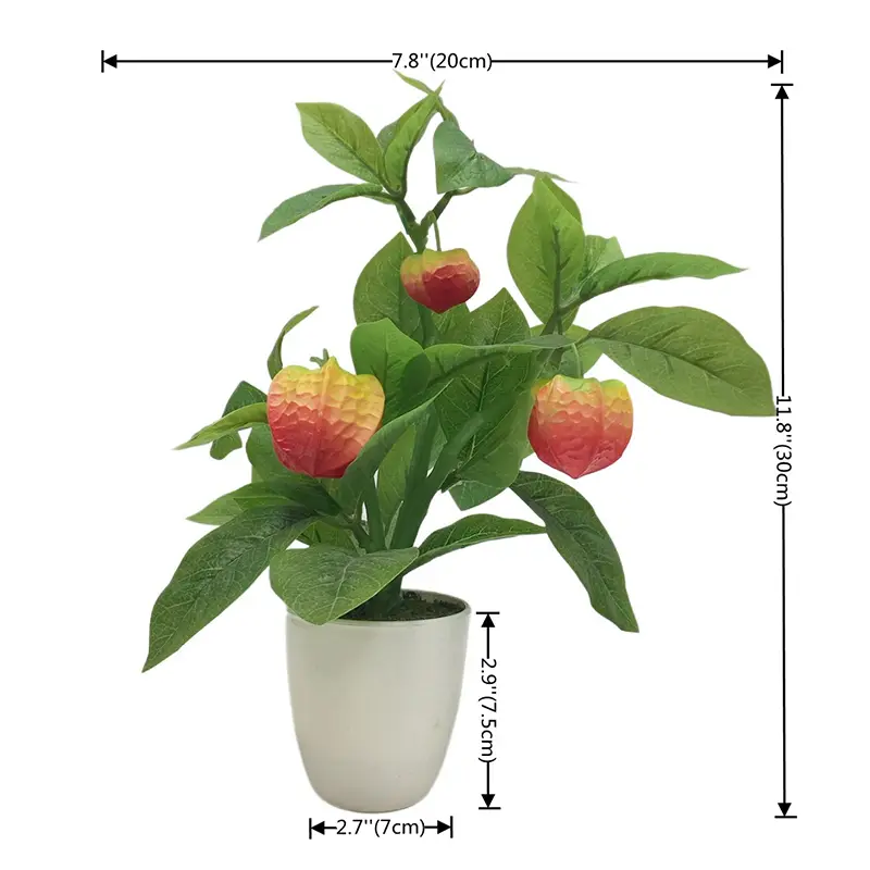 PVC Simulated Lantern Fruit: Professional Manufacturers, Non-Fading