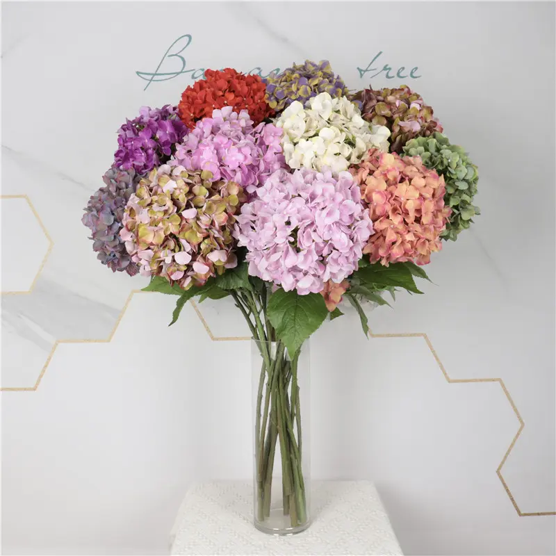 High Quality Simulation Hydrangea Factory Direct1187s1