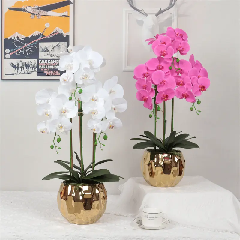 Factory Supplier of High-Quality Phalaenopsis Artificial Flower147r