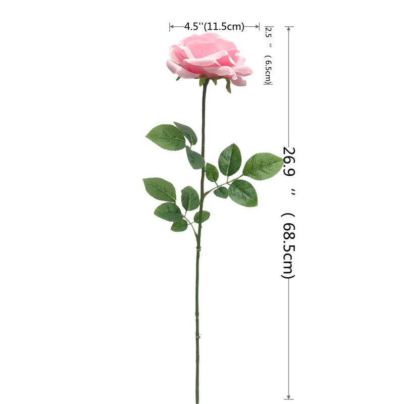 Premium Faux Roses: Factory Quality, Velvety Texture