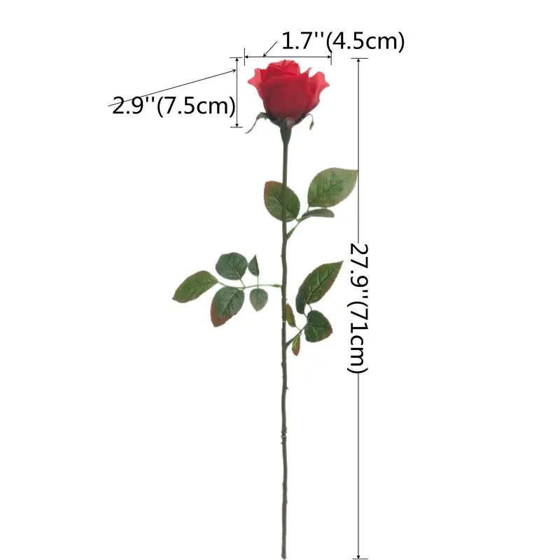 Premium Faux Roses: Factory Quality, Velvety Texture