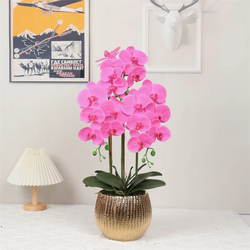 Factory Supplier of High-Quality Phalaenopsis Artificial Flower38711t0
