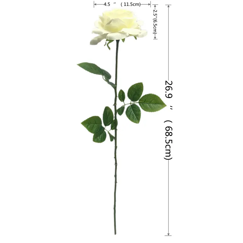 Premium Faux Roses: Factory Quality, Velvety Texture
