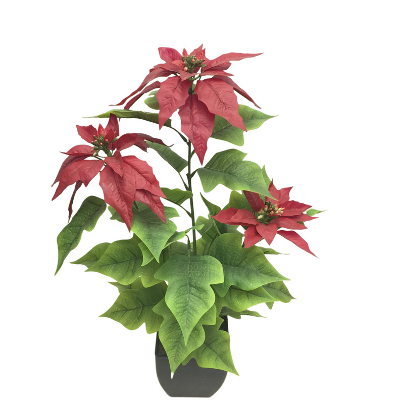 Wholesale Waterproof Simulation Christmas Flower Supplier03kim