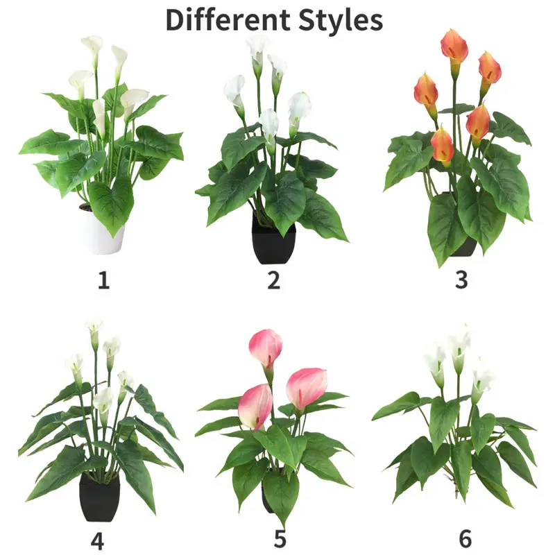 Manufacturer of Waterproof Calla Lily with Natural Simulation