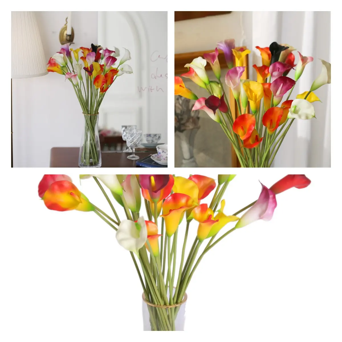 Manufacturers of Non-Fading Calla Lily Bonsai with Natural Simulation1yth