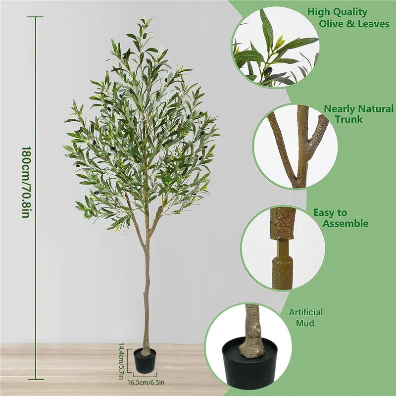 Manufacturing Supplier of Top-Quality Artificial Olive Trees