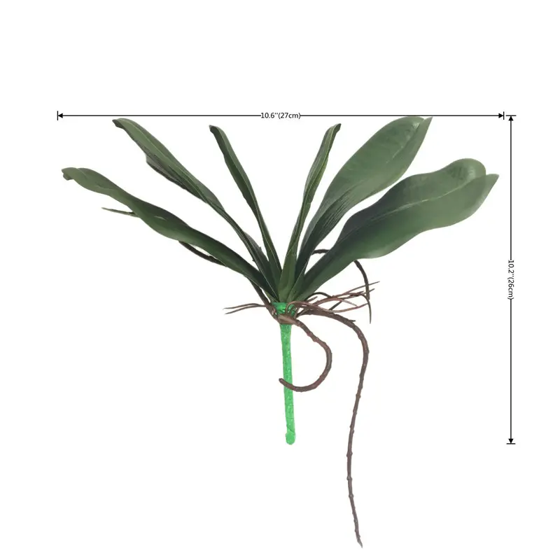 Factory Direct Highly Simulated Butterfly Orchid Leaves