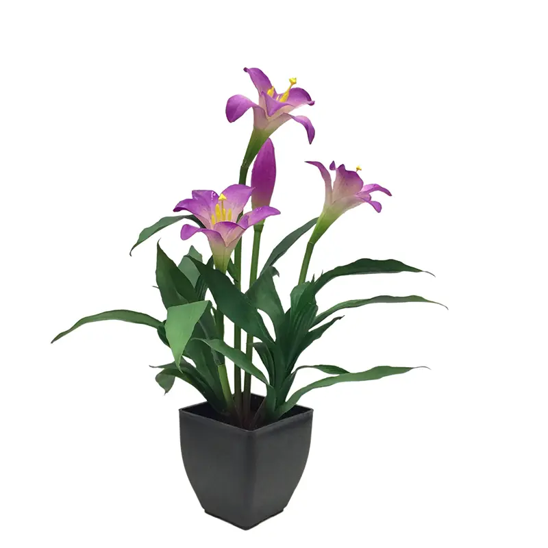 Lifelike Lily Bonsai: Factory Direct Sales