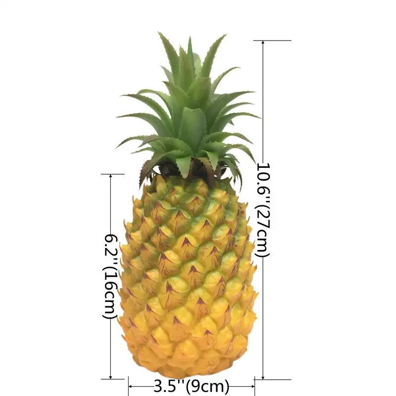 Premium PVC Simulated Pineapple, Factory-Made High Quality