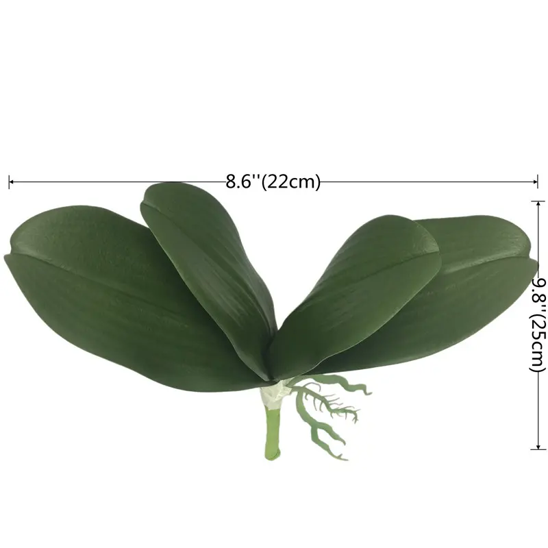 Factory Direct Highly Simulated Butterfly Orchid Leaves