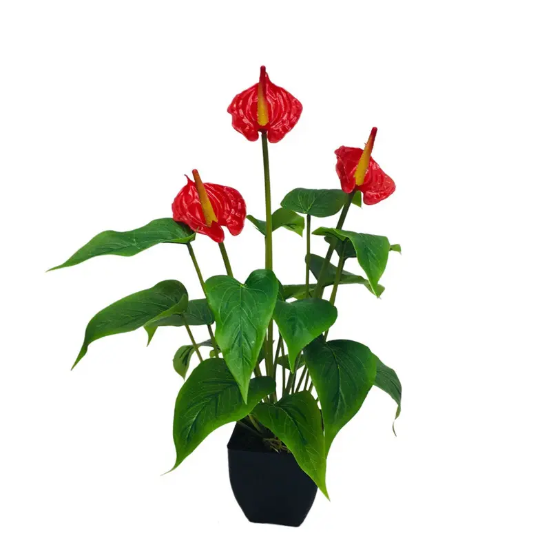 Factory-Made Anthurium Bonsai: High Simulation, Waterproof, ODM Available