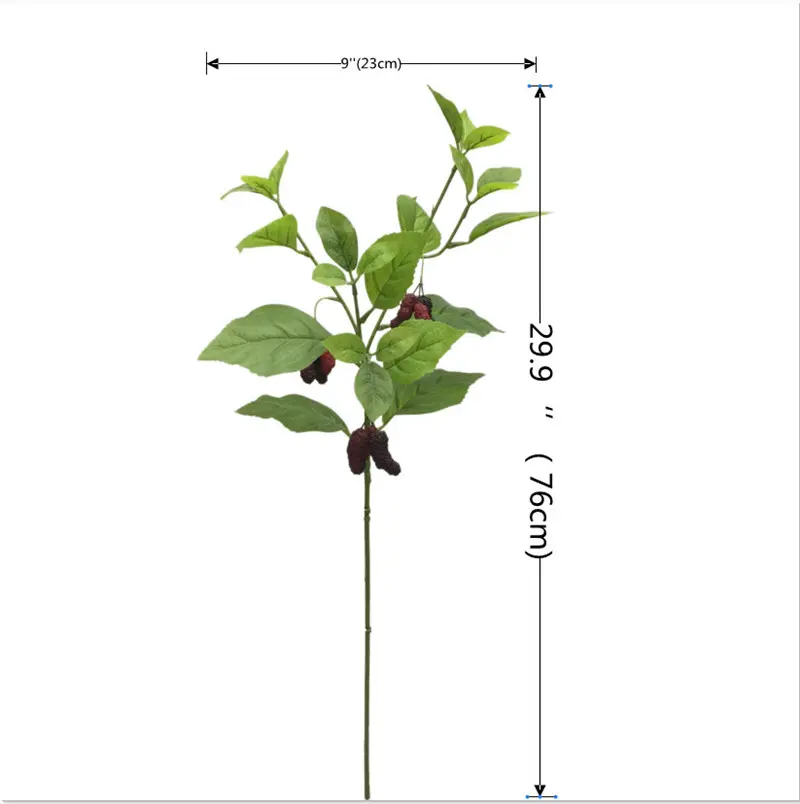 Factory Supplier of High-Quality Mulberry Simulation Flowers