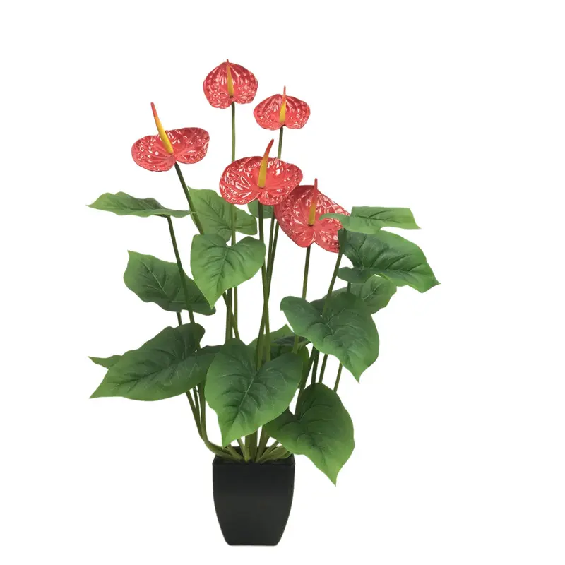 Factory-Made Anthurium Bonsai: High Simulation, Waterproof, ODM Available