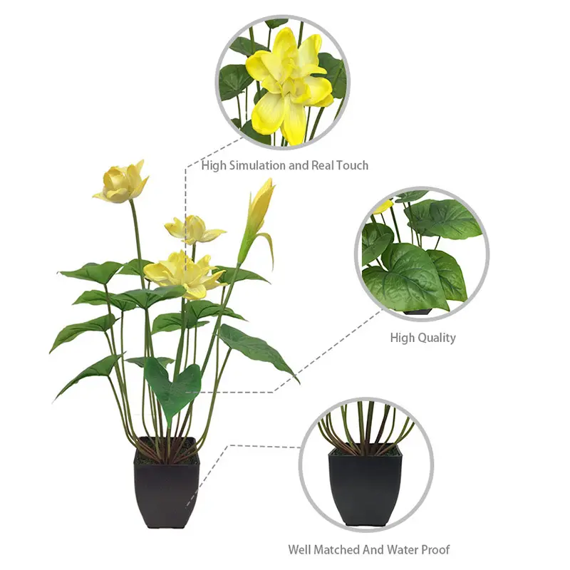 PVC Daffodil Bonsai Supplier 5ilc