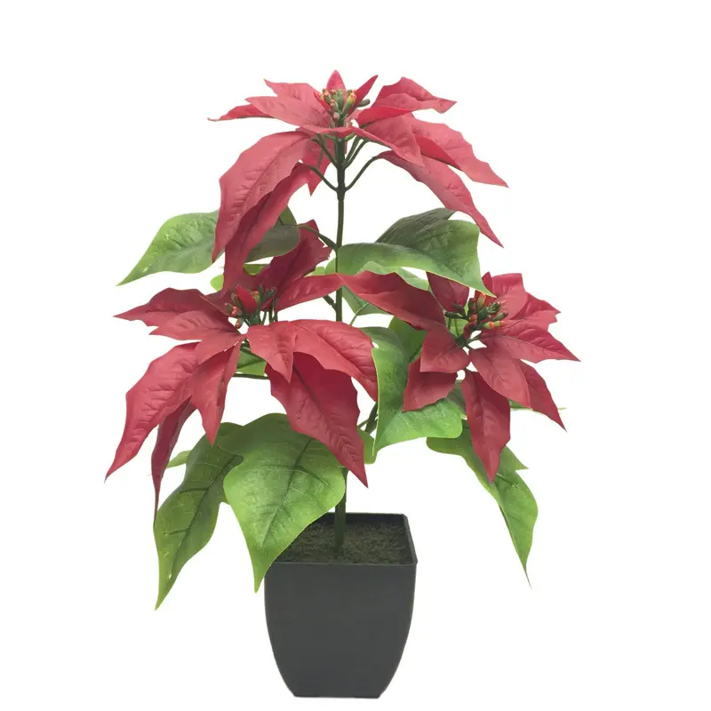 Wholesale Waterproof Simulation Christmas Flower Supplier