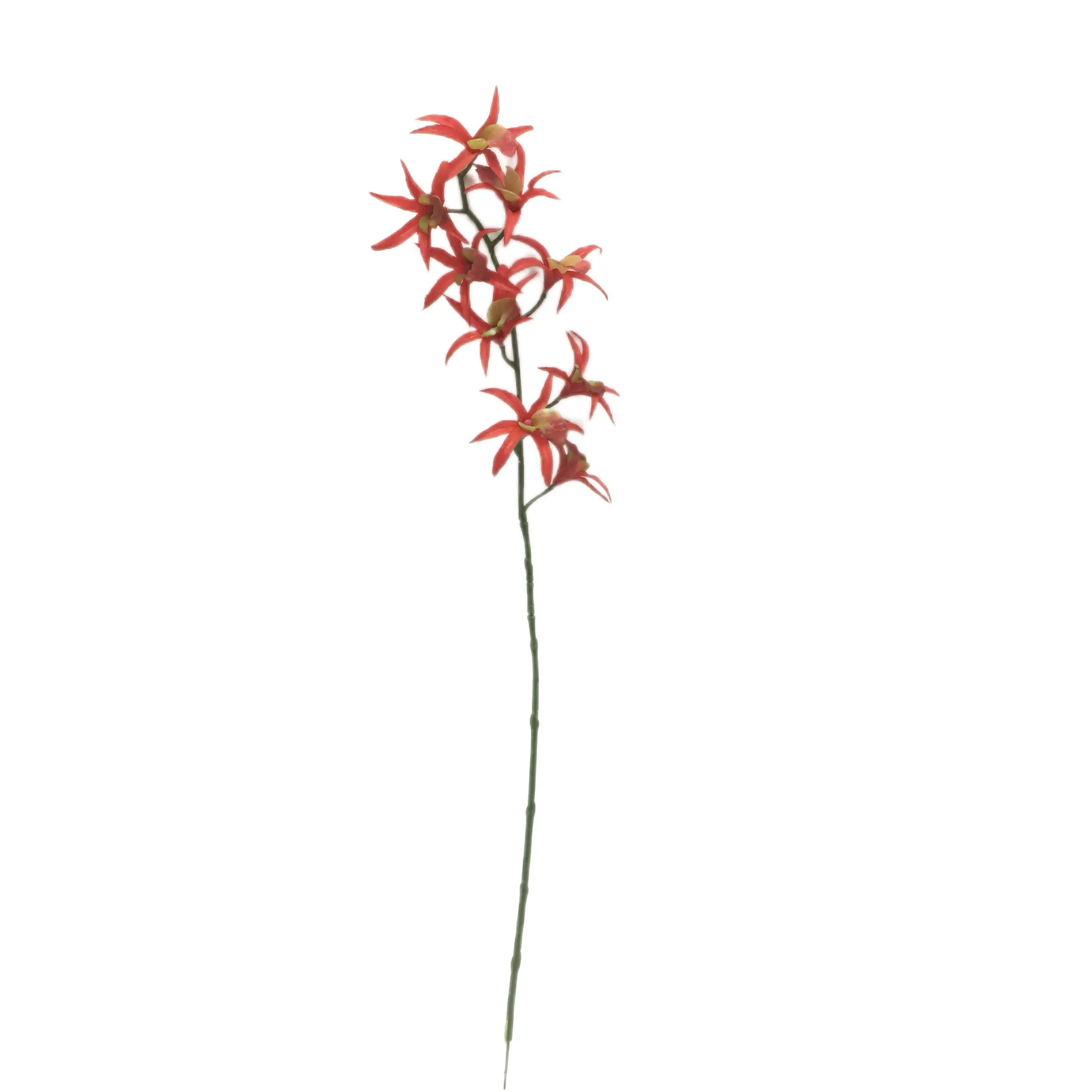 Waterproof Artificial 9 Flower Spider Orchid: Quality Manufacturing