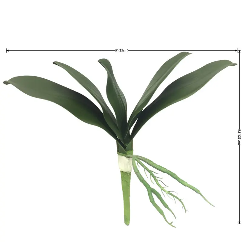 Factory Direct Highly Simulated Butterfly Orchid Leaves