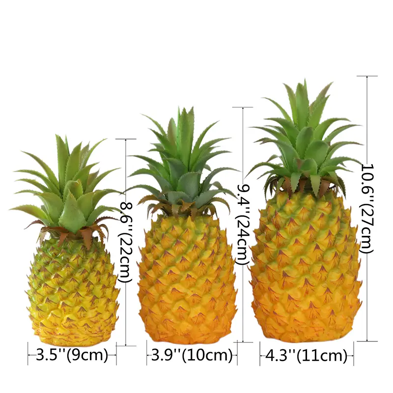 Premium PVC Simulated Pineapple, Factory-Made High Quality