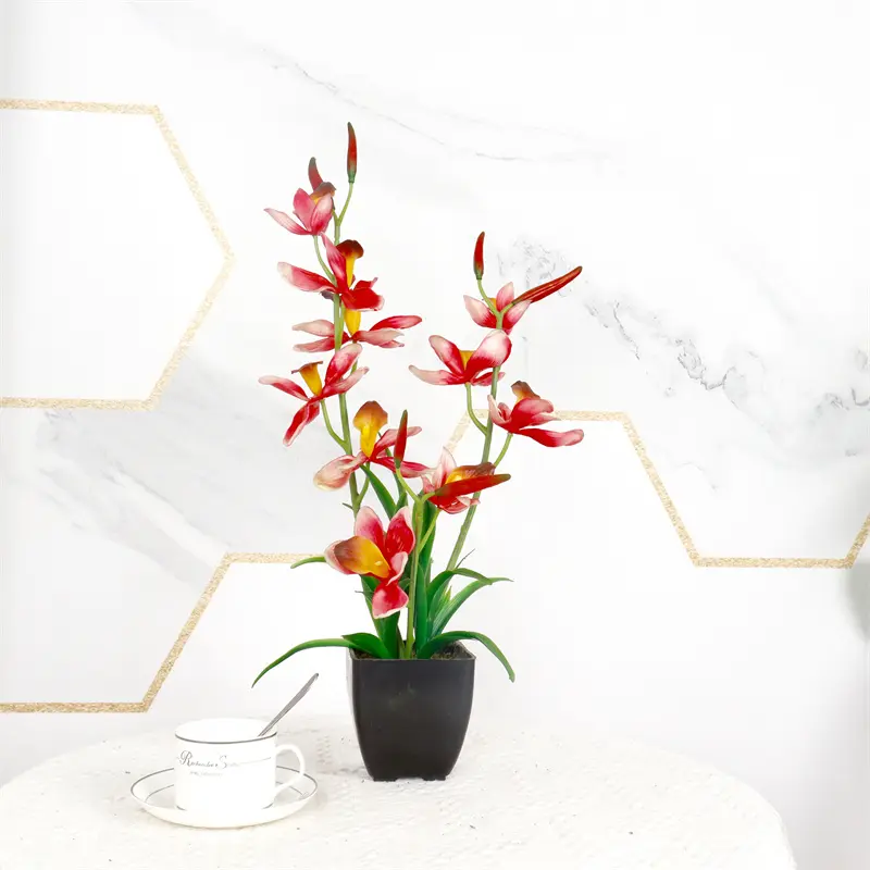 Simulated Cymbidium Bonsai (2)8d7