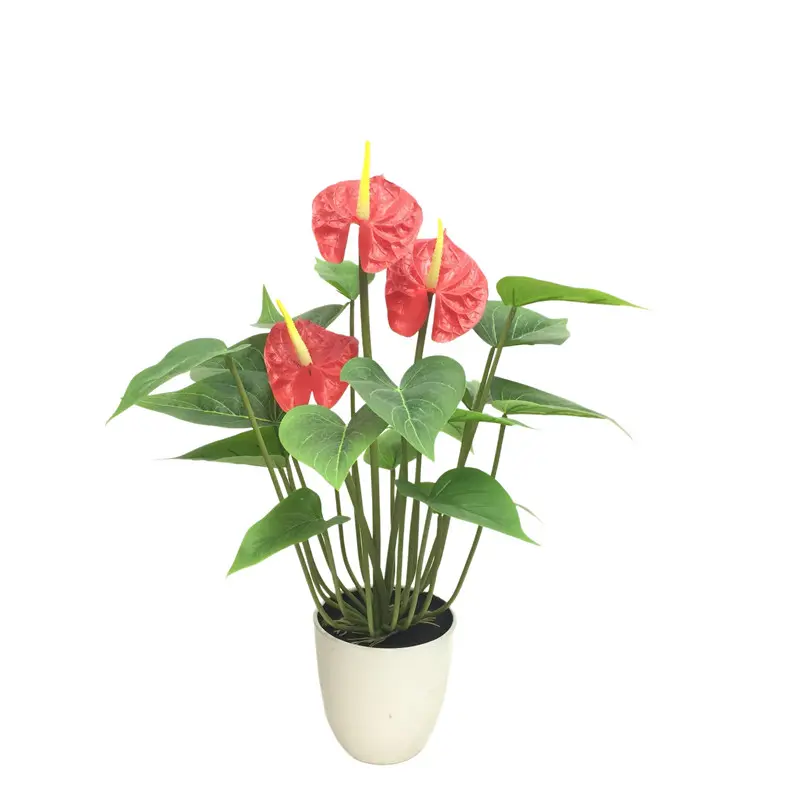 Factory-Made Anthurium Bonsai: High Simulation, Waterproof, ODM Available