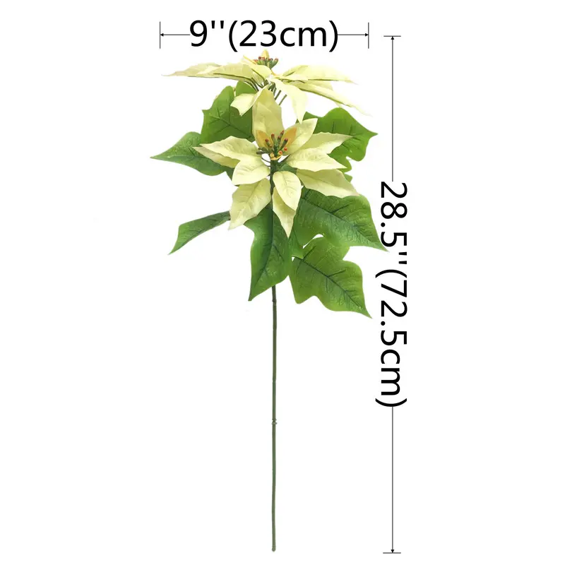 Wholesale Waterproof Simulation Christmas Flower Supplier