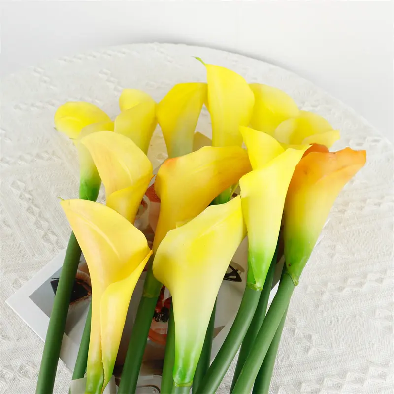 Manufacturers of Non-Fading Calla Lily Bonsai with Natural Simulation03lcm