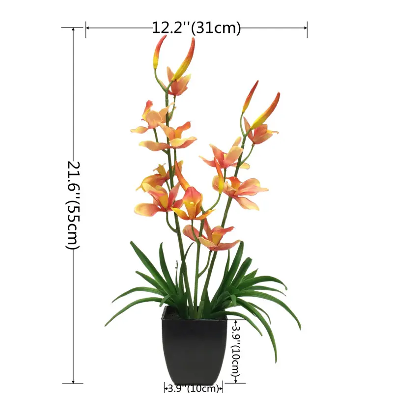 Factory Direct High-Quality Simulated Cymbidium Bonsai