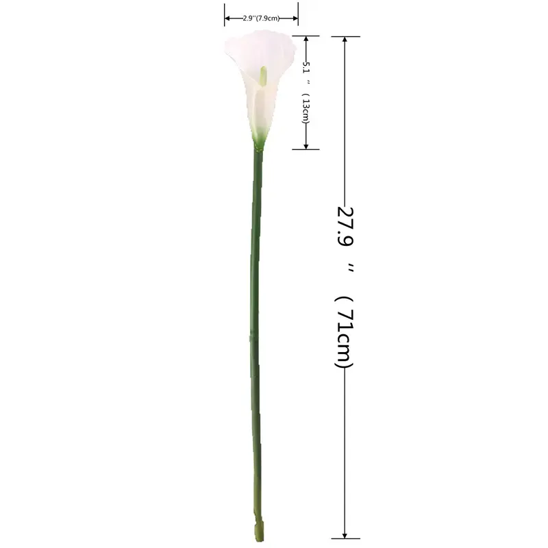 Manufacturer of Waterproof Calla Lily with Natural Simulation