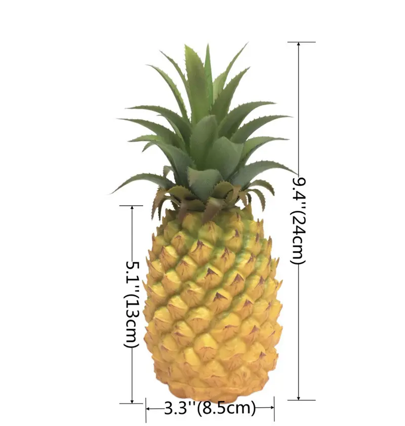 Premium PVC Simulated Pineapple, Factory-Made High Quality