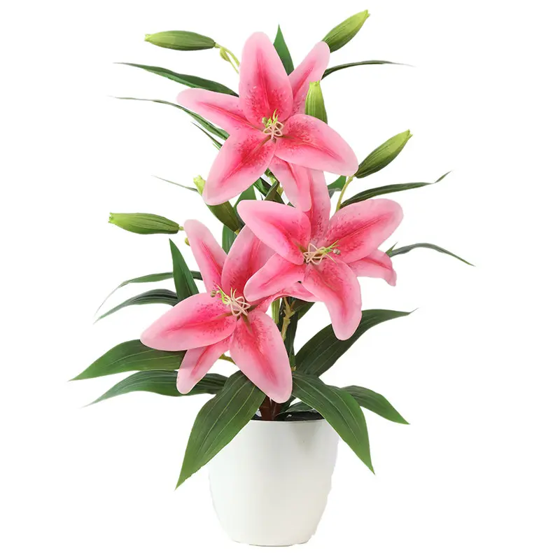 High Quality Simulation Flower Tiger Orchid Bonsai Original Head Factory