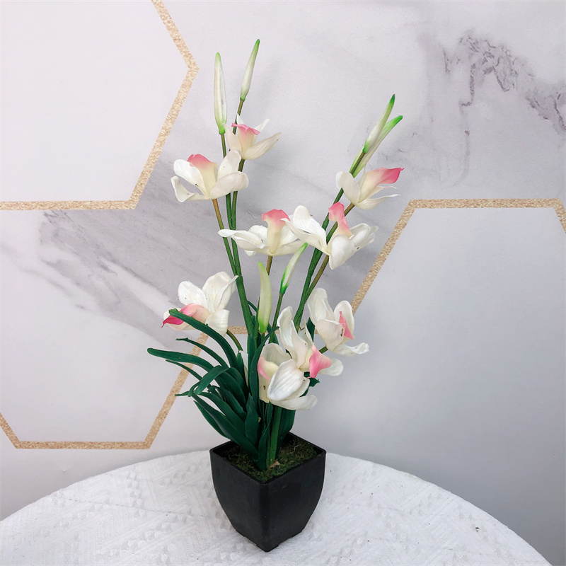 Simulated Cymbidium Bonsai (4)yhs
