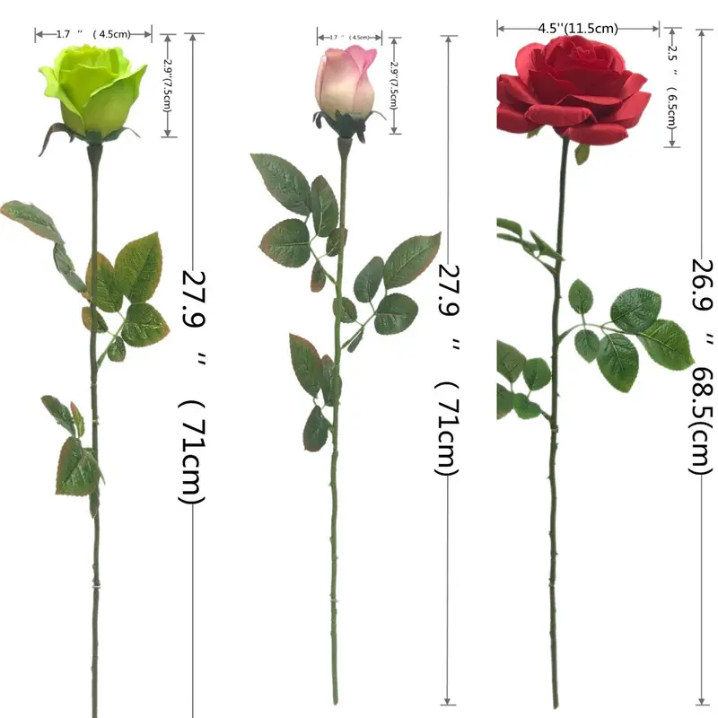 Premium Faux Roses: Factory Quality, Velvety Texture