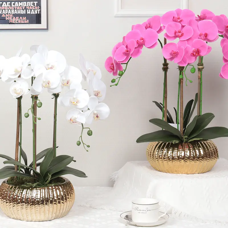 Factory Supplier of High-Quality Phalaenopsis Artificial Flower1234j7