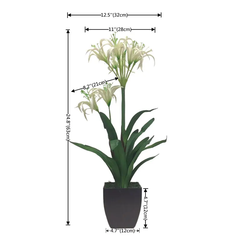 Factory-Direct Wholesale Amaryllis amaryllis Artificial Flowers: Waterproof and Eco-Friendly