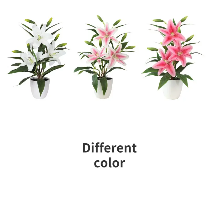 High Quality Simulation Flower Tiger Orchid Bonsai Original Head Factory