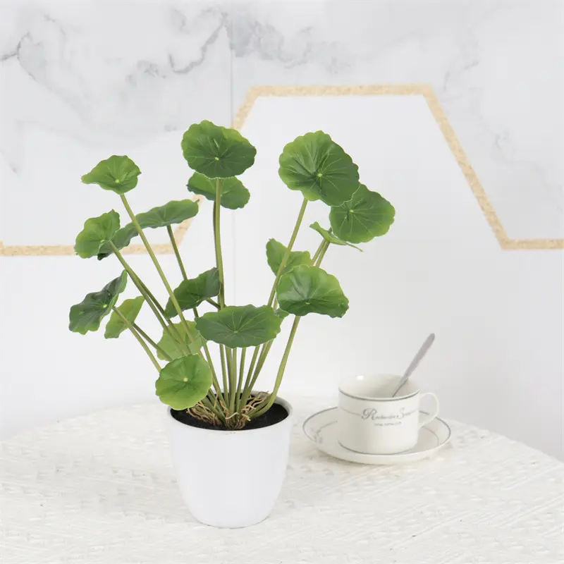 Rubber Fabric Simulated Crabapple Leaves (2)bzj