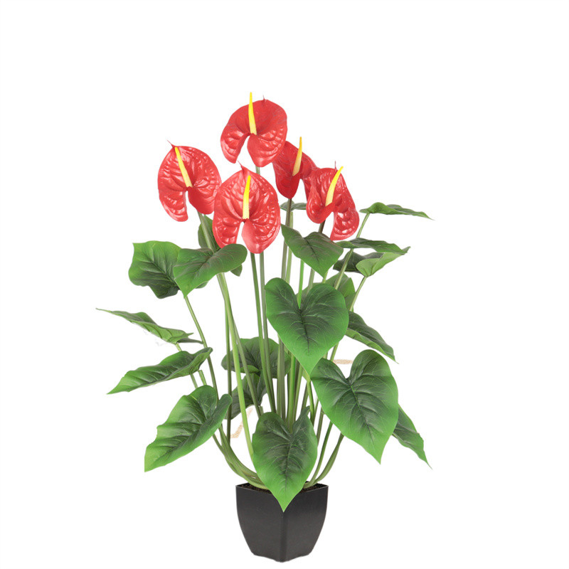 Factory-Made Anthurium Bonsai: High Simulation, Waterproof, ODM Available