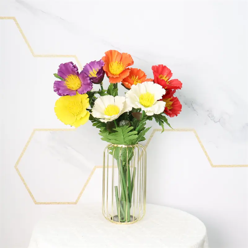 Premium PVC Simulated Poppies - Factory Direct